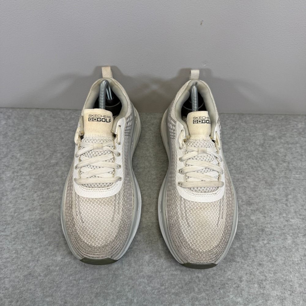 Skechers Go Golf Max Cushion Womens Shoes Size 6.5 White Grey Spikeless 123011 - Picture 3 of 10